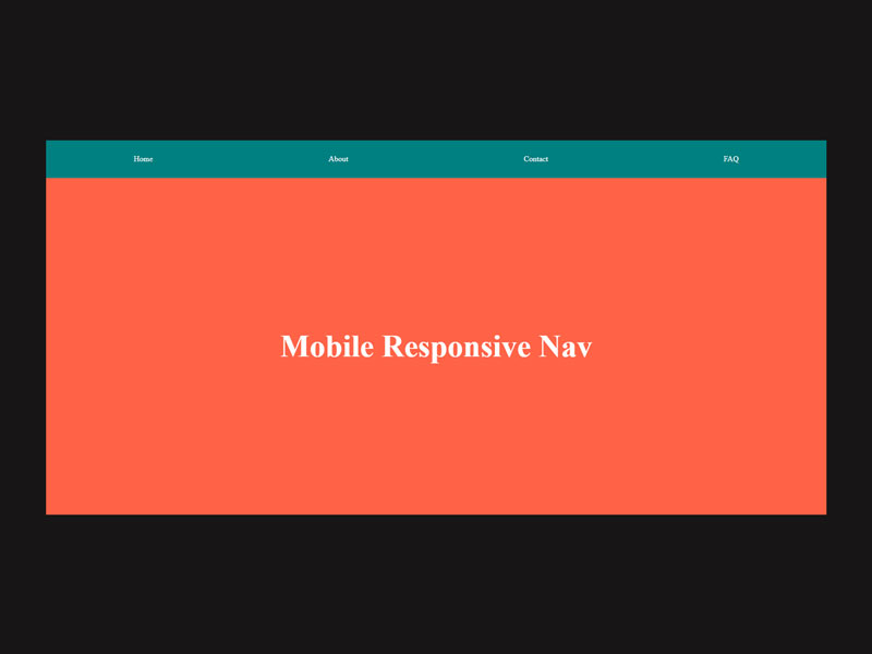 Responsive nav thumbnail